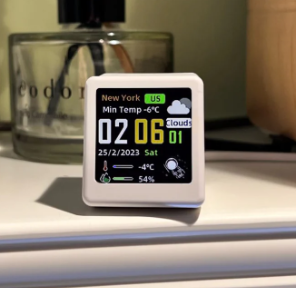 Smart Desk Weather Clock GidgetBox