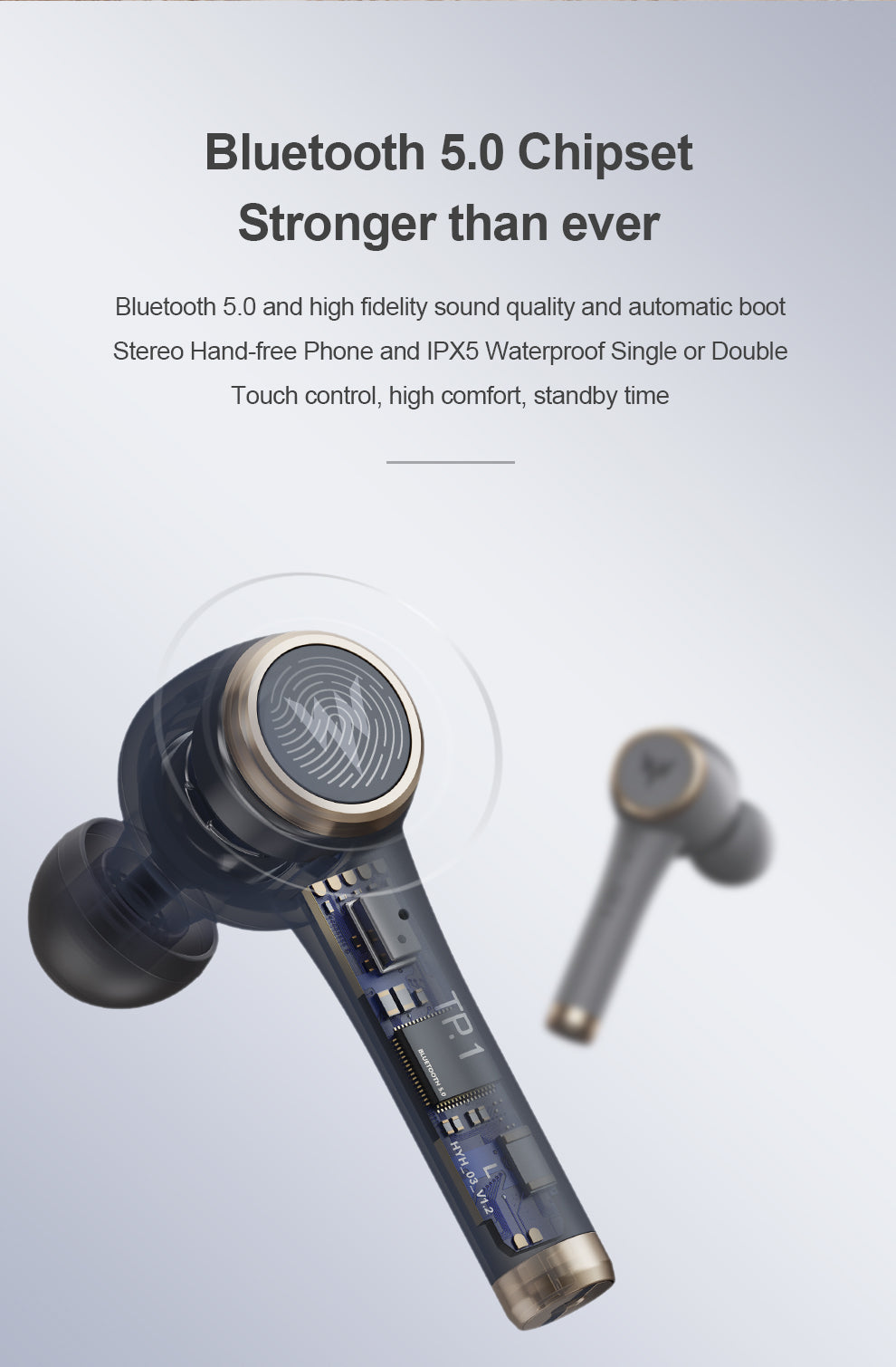 Weize TP1 Extended Play Wireless Earbuds GidgetBox