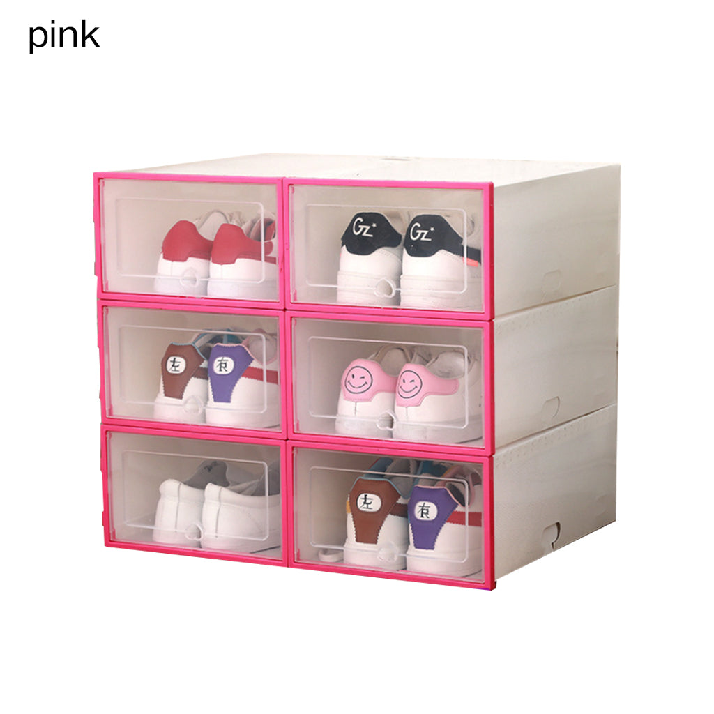 Clear Stackable Men's Shoe Organizer GidgetBox