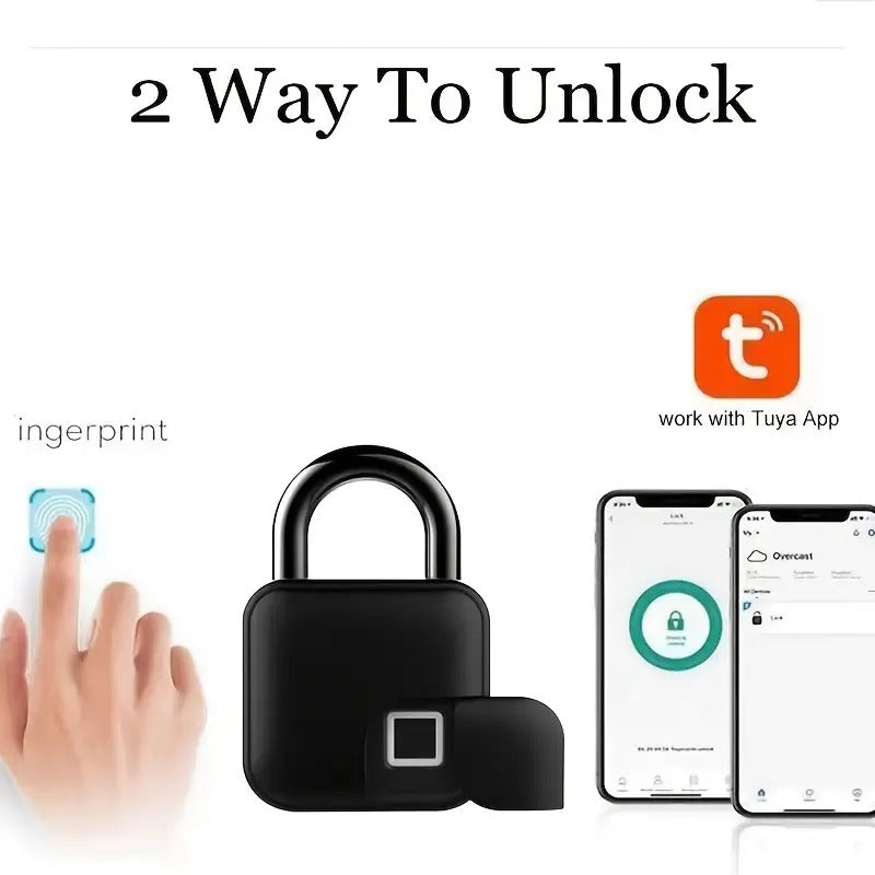 Keyless Biometric Padlock GidgetBox