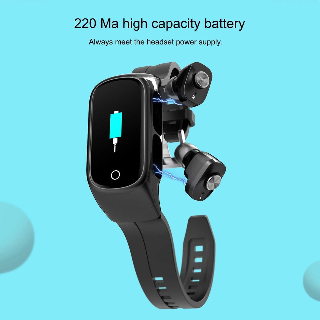 DualFit Smart Watch & Earbuds GidgetBox