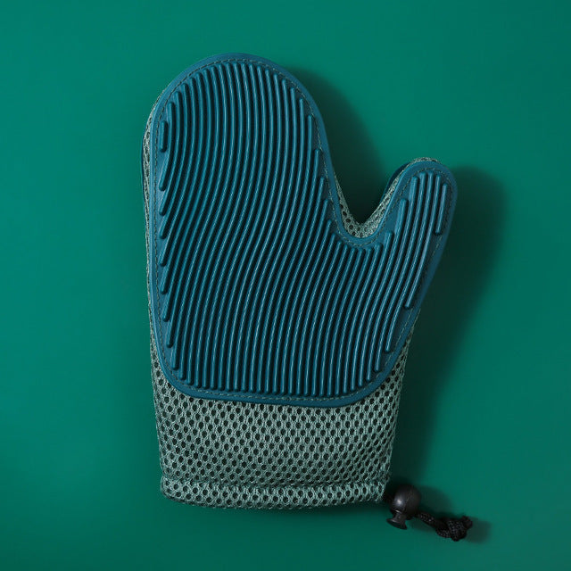 Silicone Pet Grooming Gloves GidgetBox