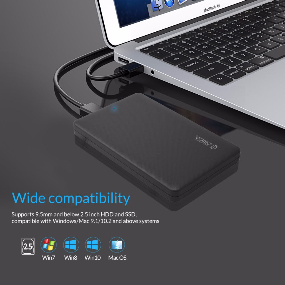 ORICO 2.5" SATA SSD Drive Case GidgetBox