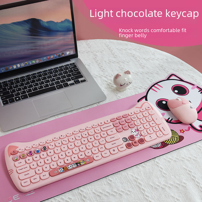 Chic Punk Wireless Keyboard & Mouse GidgetBox