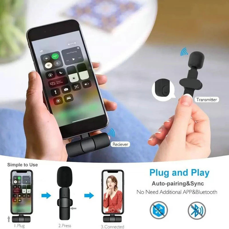 Compact Clip-On Wireless Mic GidgetBox