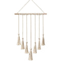 Chic Woven Wall Tapestry with Clips GidgetBox