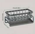 Black Stainless Steel Sink Organizer GidgetBox