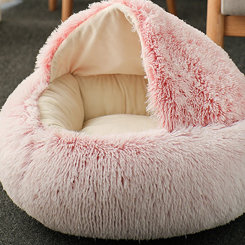 Cozy Plush Cat Lounger GidgetBox