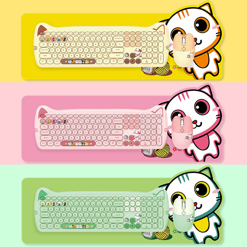Chic Punk Wireless Keyboard & Mouse GidgetBox