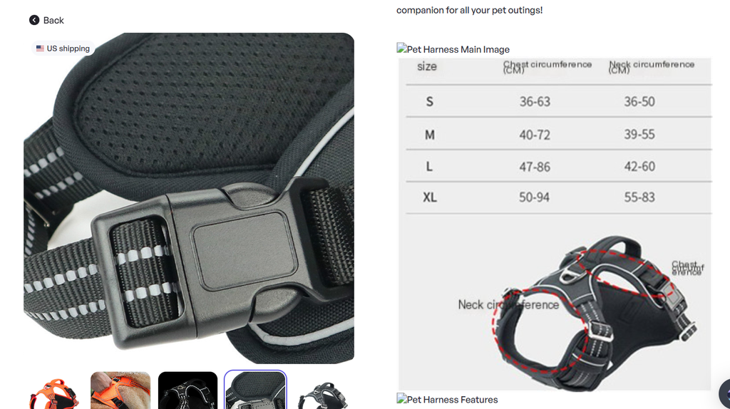 All-Weather Comfort Pet Harness with Handle GidgetBox