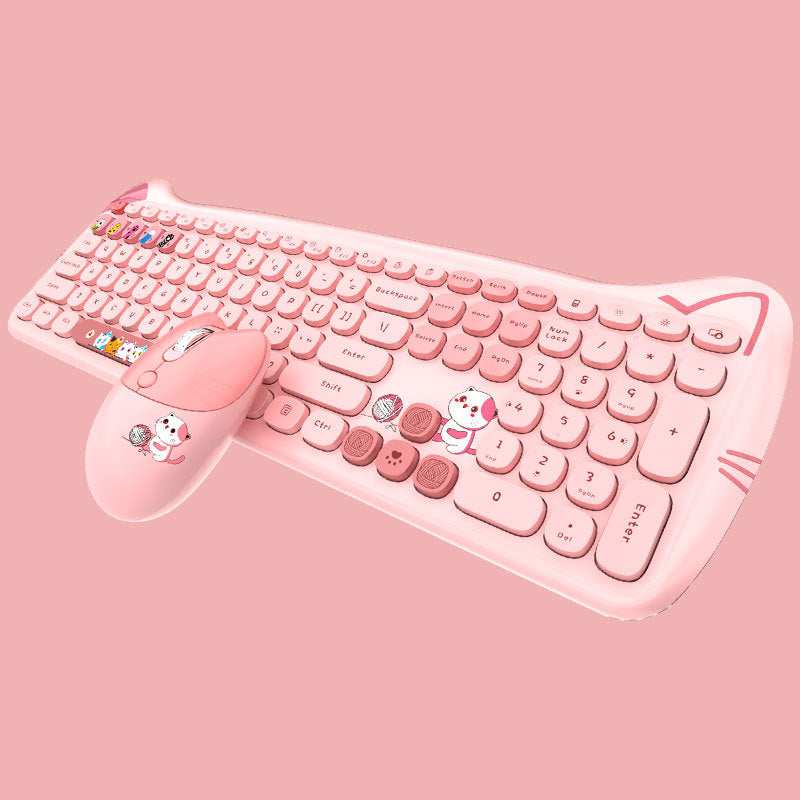 Chic Punk Wireless Keyboard & Mouse GidgetBox