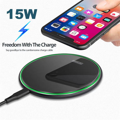 30W Sleek Mirror Charging Pad GidgetBox