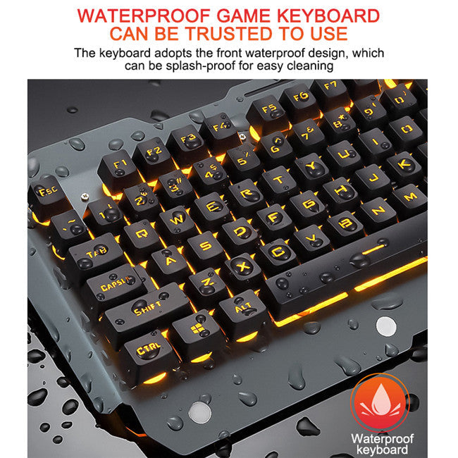 RGB-Lit Ergo Gaming Keyboard GidgetBox