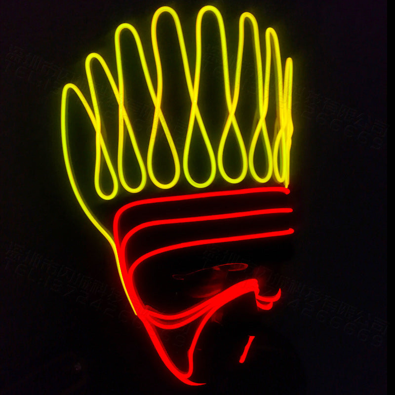 Halloween Glow Performance Mask GidgetBox