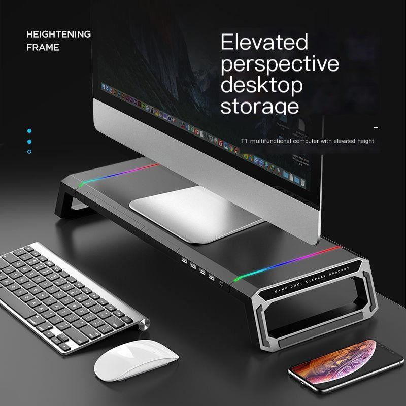 All-in-One Desk Stand with USB Ports GidgetBox