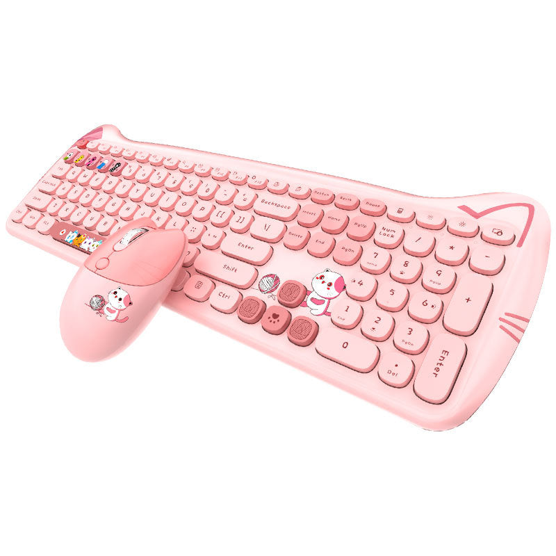 Chic Punk Wireless Keyboard & Mouse GidgetBox