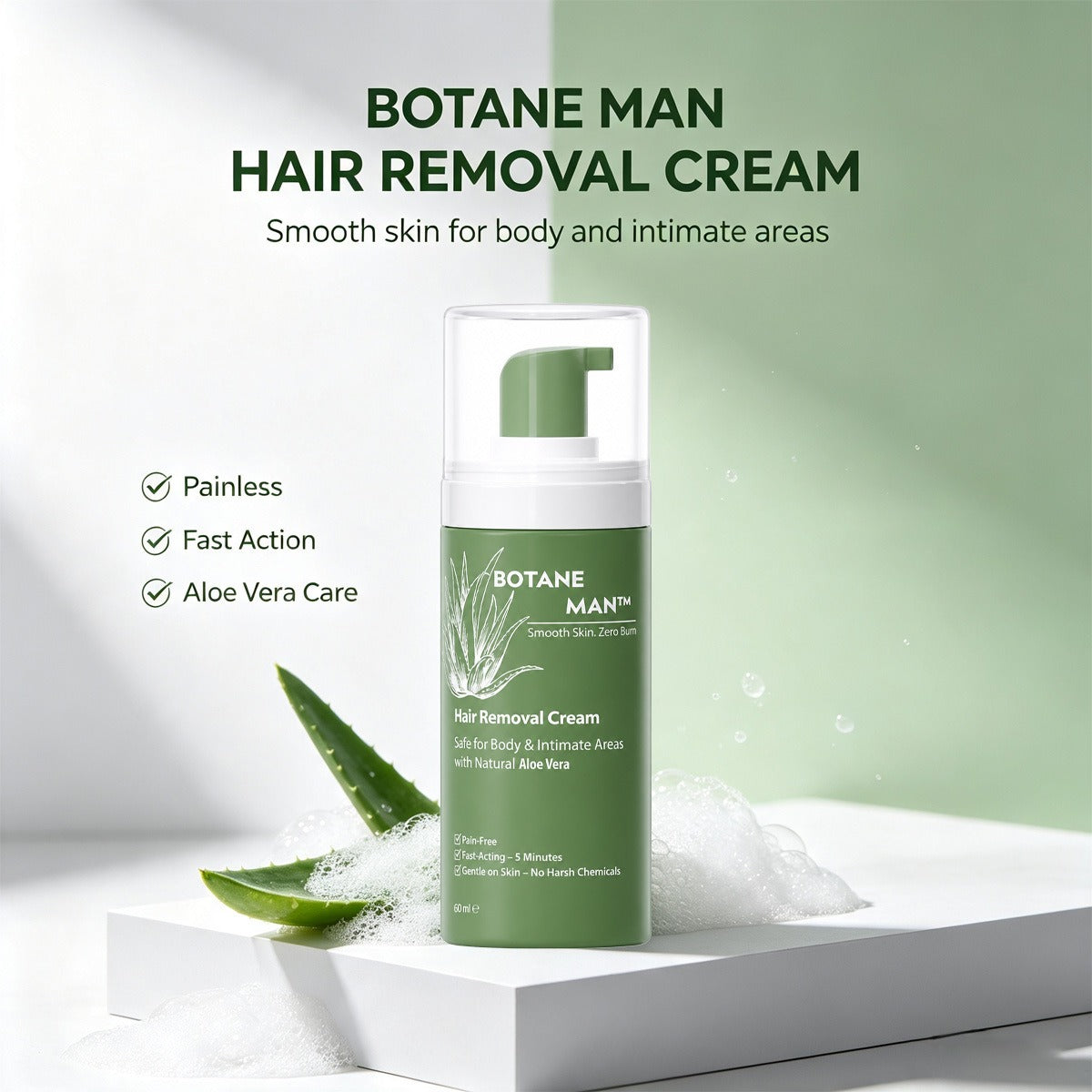 Soft Touch Hair Removal Foam 60ml GidgetBox