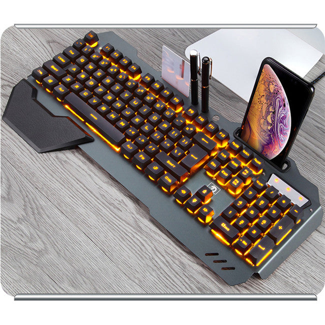 RGB-Lit Ergo Gaming Keyboard GidgetBox