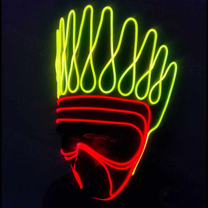 Halloween Glow Performance Mask GidgetBox