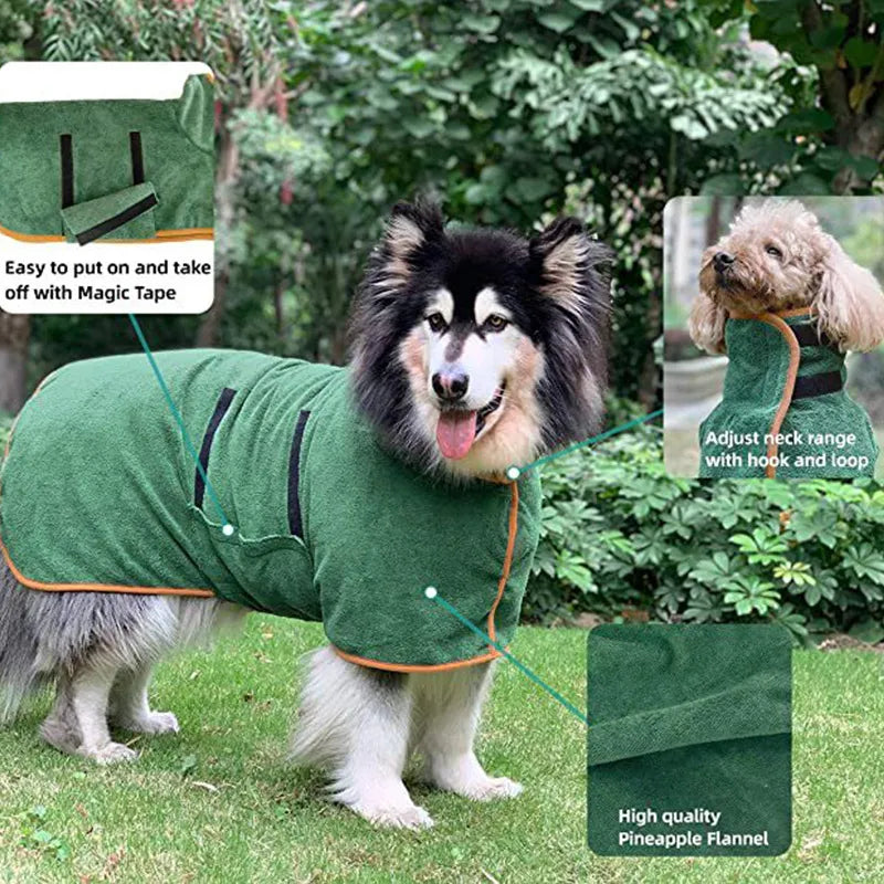 Pet Comfort Bath Wrap GidgetBox