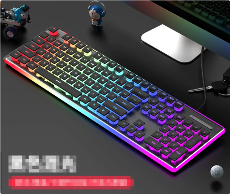 RGB-Lit Ergo Gaming Keyboard GidgetBox