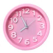 Silent 3D Round Quartz Clock GidgetBox