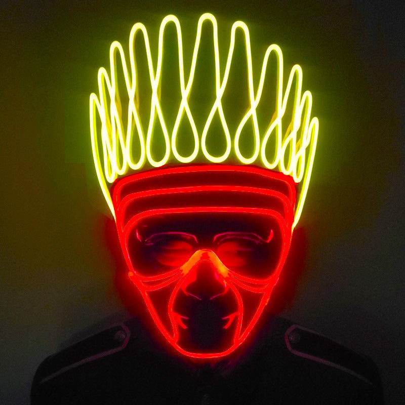 Halloween Glow Performance Mask GidgetBox