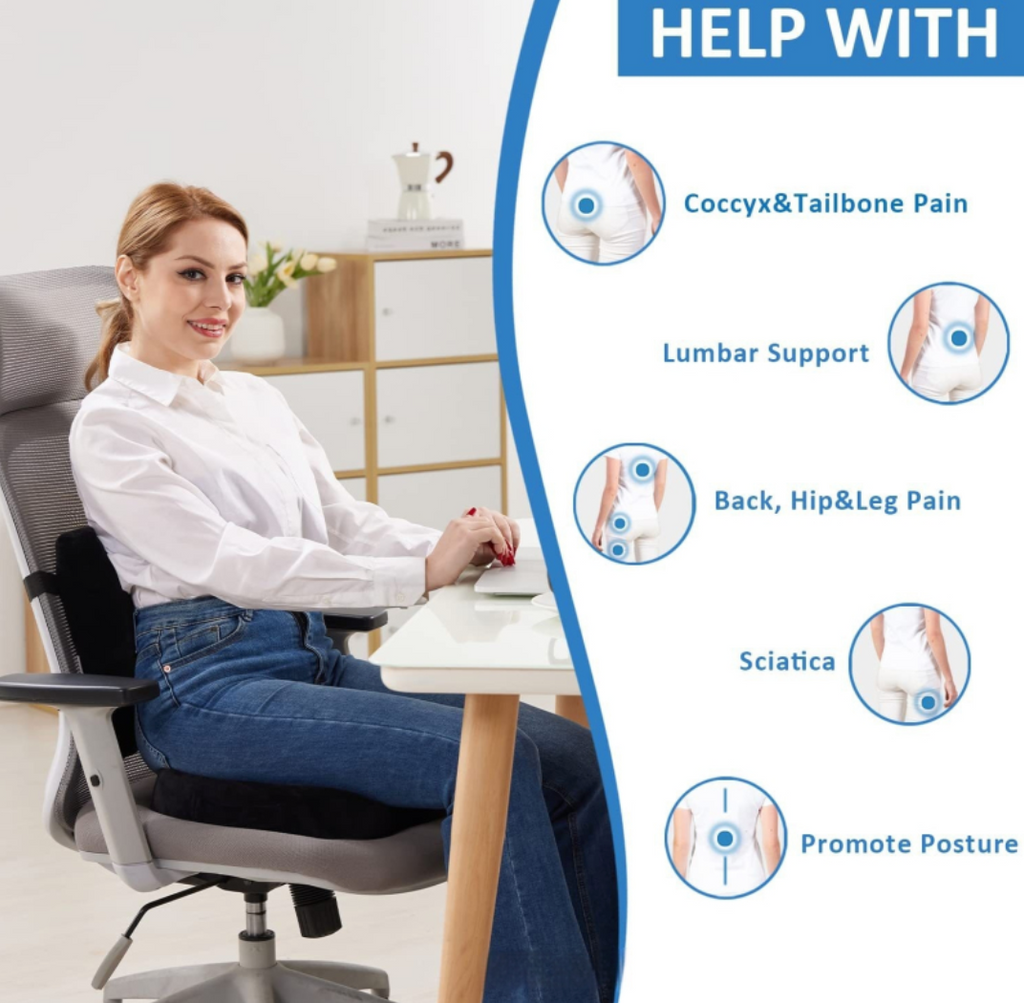 ComfortPlus Office Chair Cushion GidgetBox