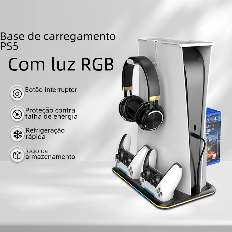 PS5 RGB Dual Charging Station GidgetBox