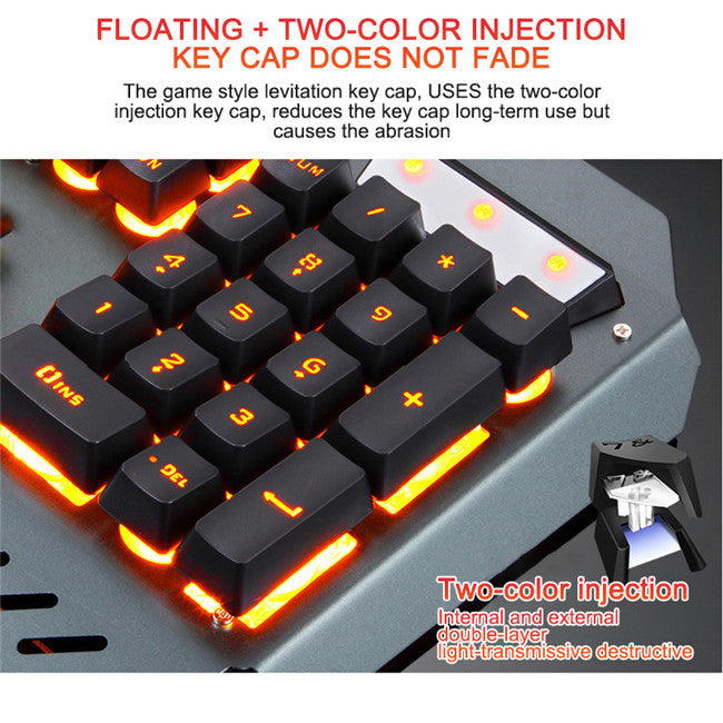 RGB-Lit Ergo Gaming Keyboard GidgetBox
