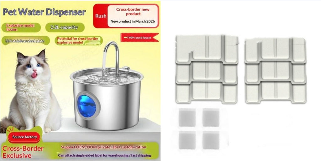 HydroPaws Stainless Steel Fountain GidgetBox