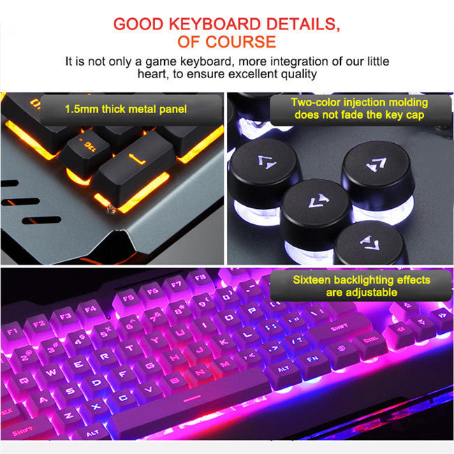 RGB-Lit Ergo Gaming Keyboard GidgetBox