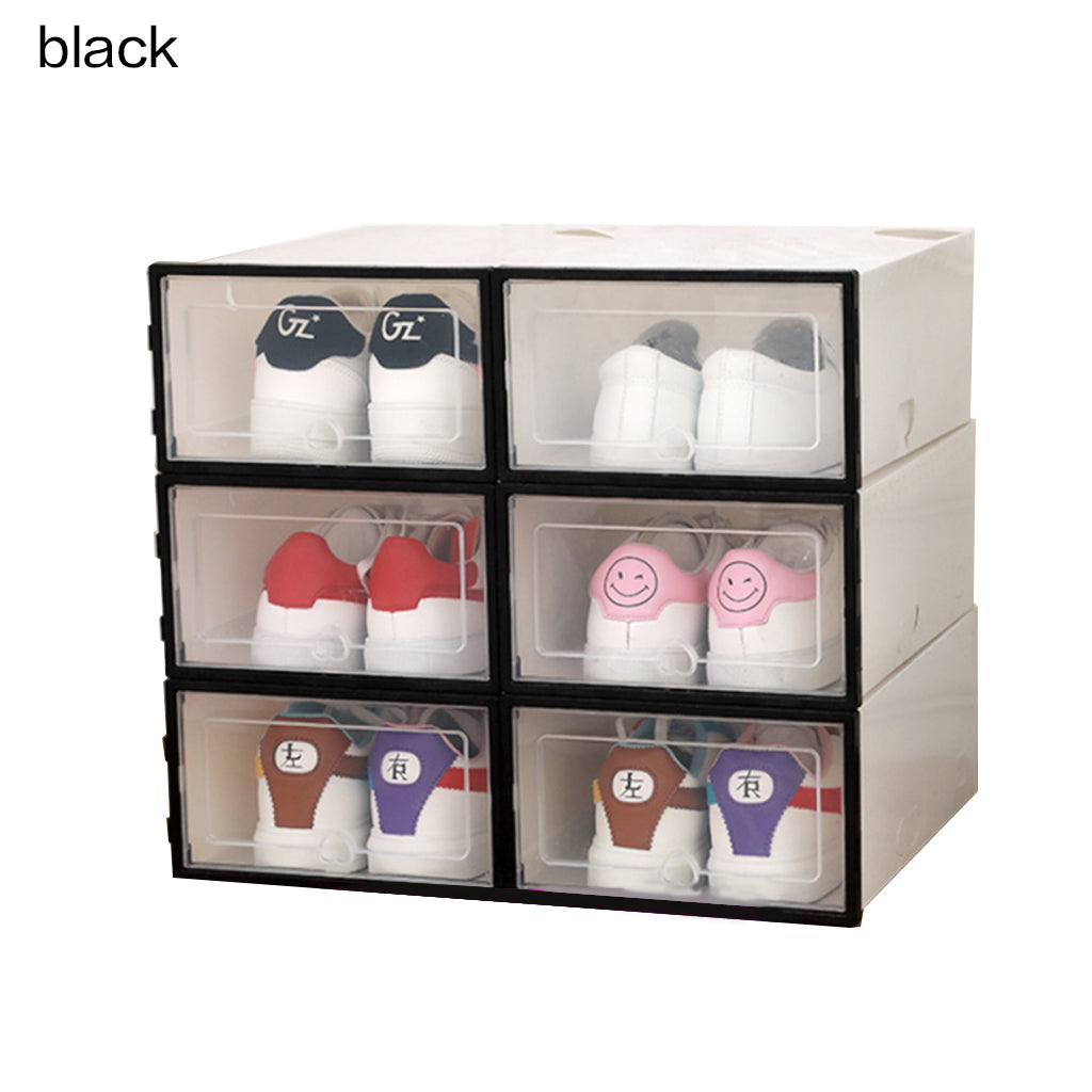Clear Stackable Men's Shoe Organizer GidgetBox
