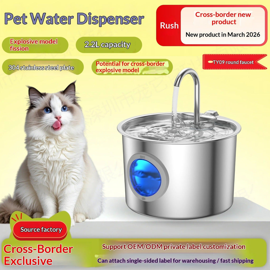 HydroPaws Stainless Steel Fountain GidgetBox