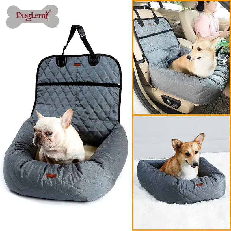 Deluxe Pet Car Seat with Comfort Cushion GidgetBox