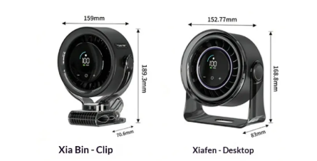 Portable Clip Desk Fan GidgetBox