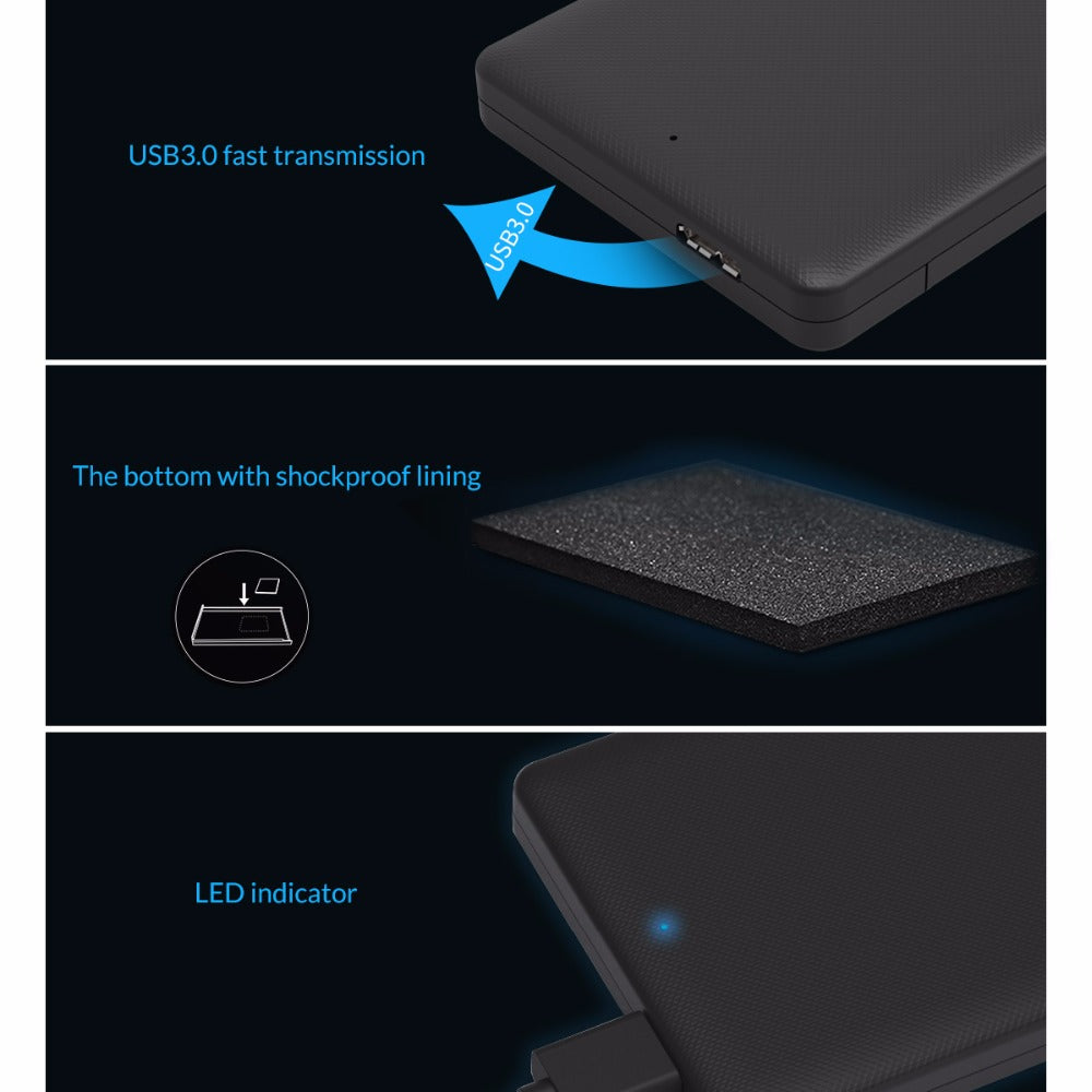 ORICO 2.5" SATA SSD Drive Case GidgetBox