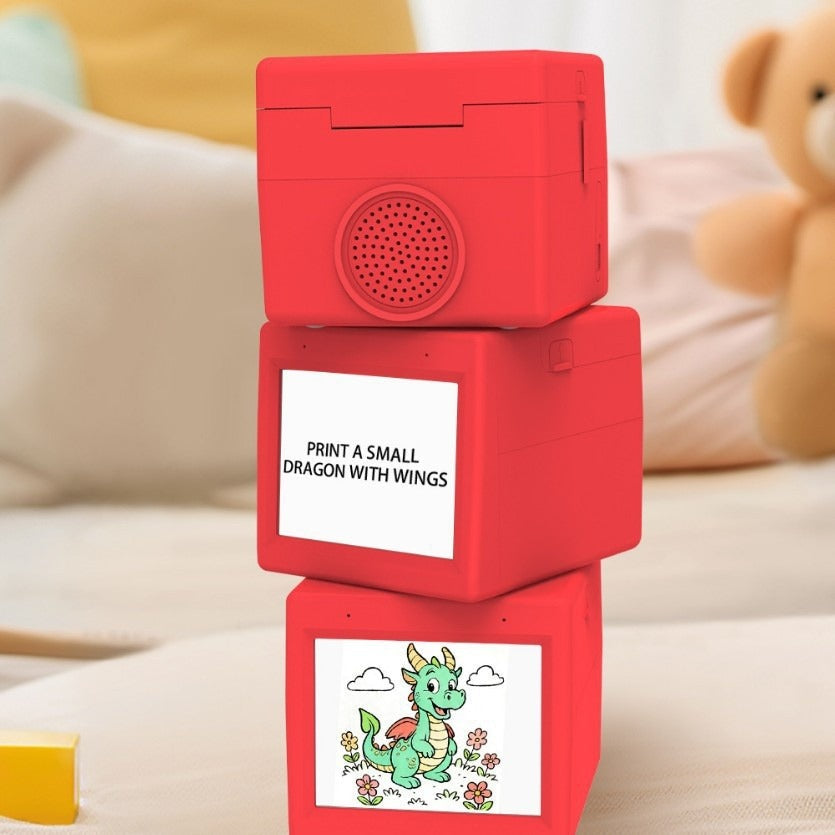 AI Voice-Controlled Kid's Printer GidgetBox