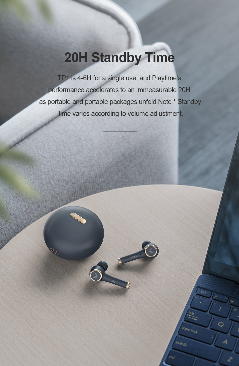 Weize TP1 Extended Play Wireless Earbuds GidgetBox