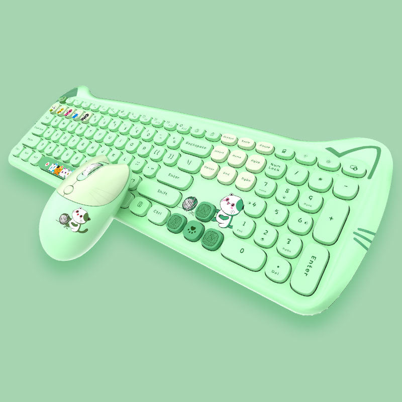 Chic Punk Wireless Keyboard & Mouse GidgetBox
