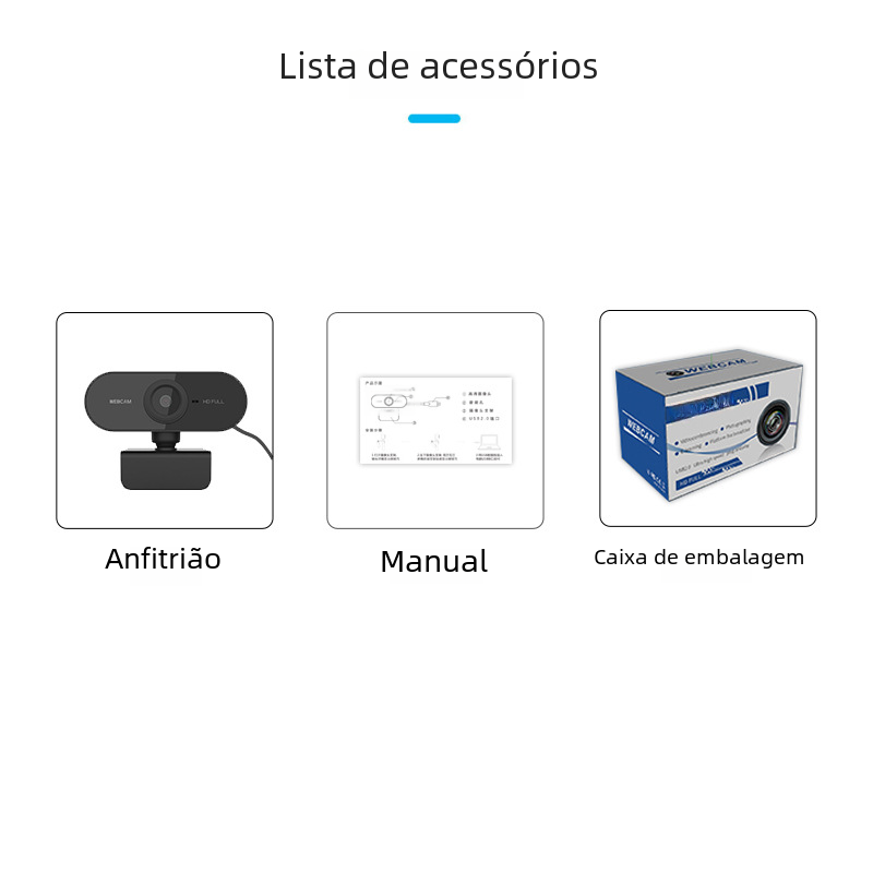 Full HD 1080P USB Webcam for Streaming and Meetings GidgetBox