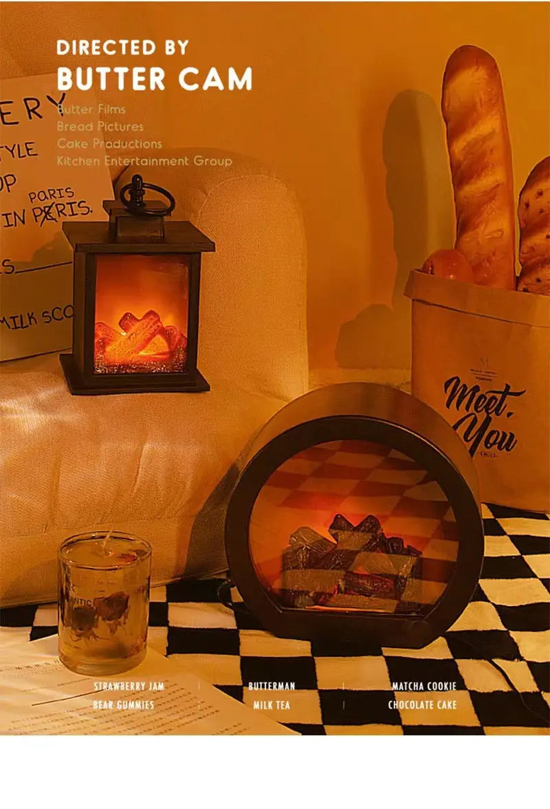 LED Flame Illusion Lantern GidgetBox