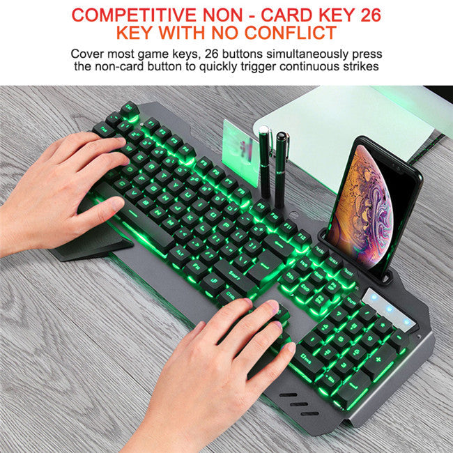 RGB-Lit Ergo Gaming Keyboard GidgetBox