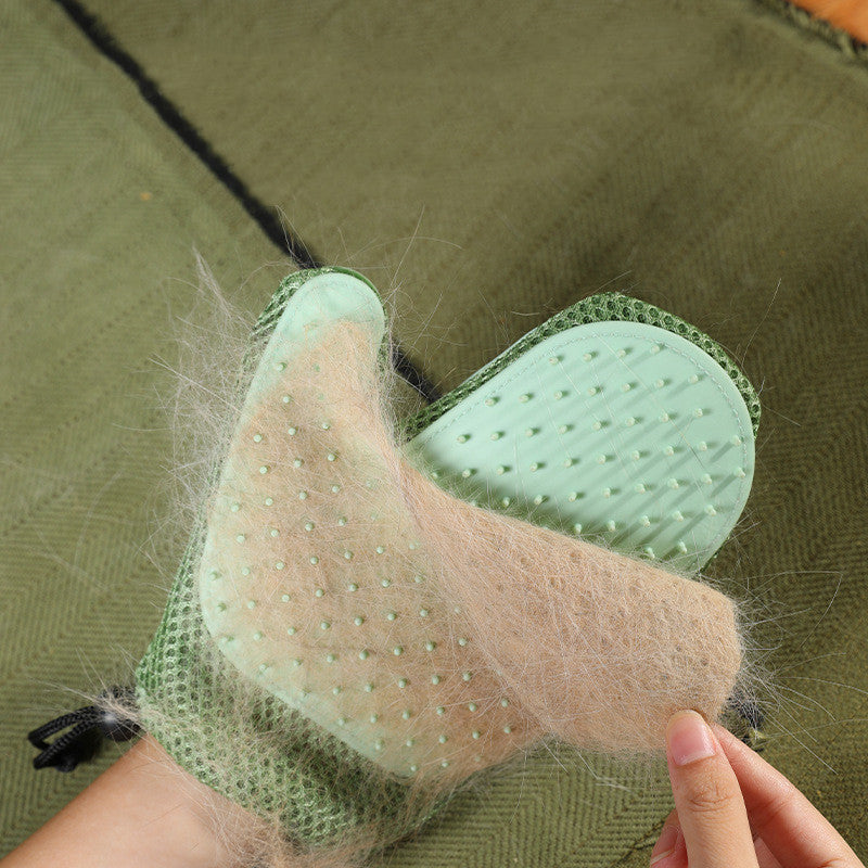 Silicone Pet Grooming Gloves GidgetBox
