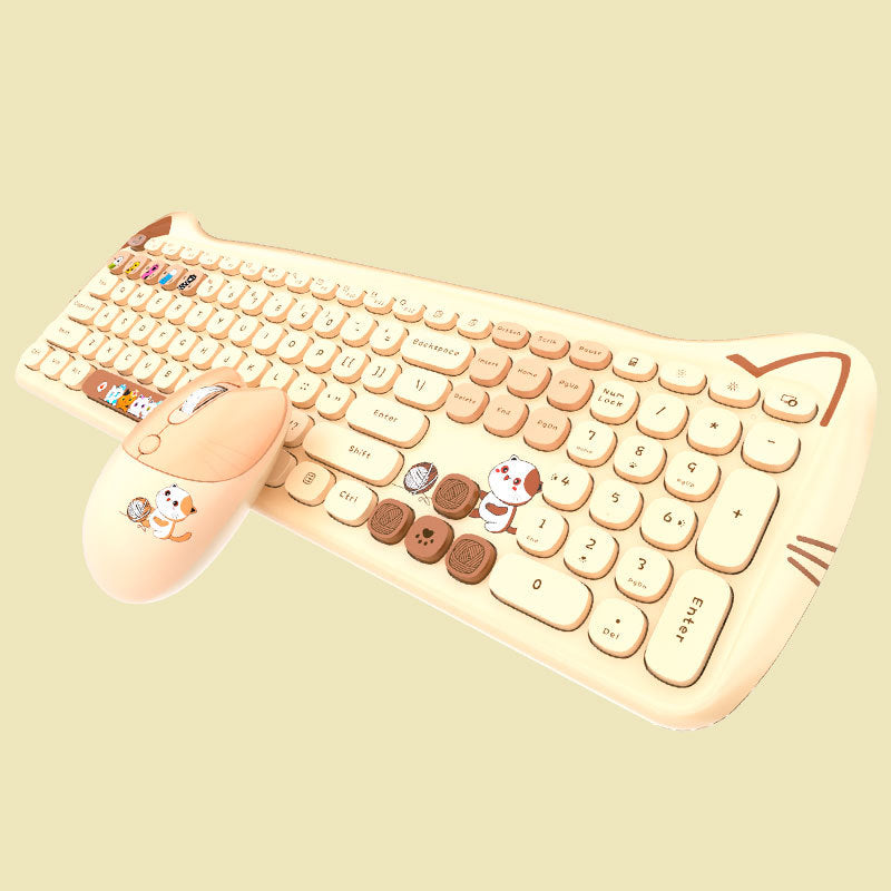 Chic Punk Wireless Keyboard & Mouse GidgetBox