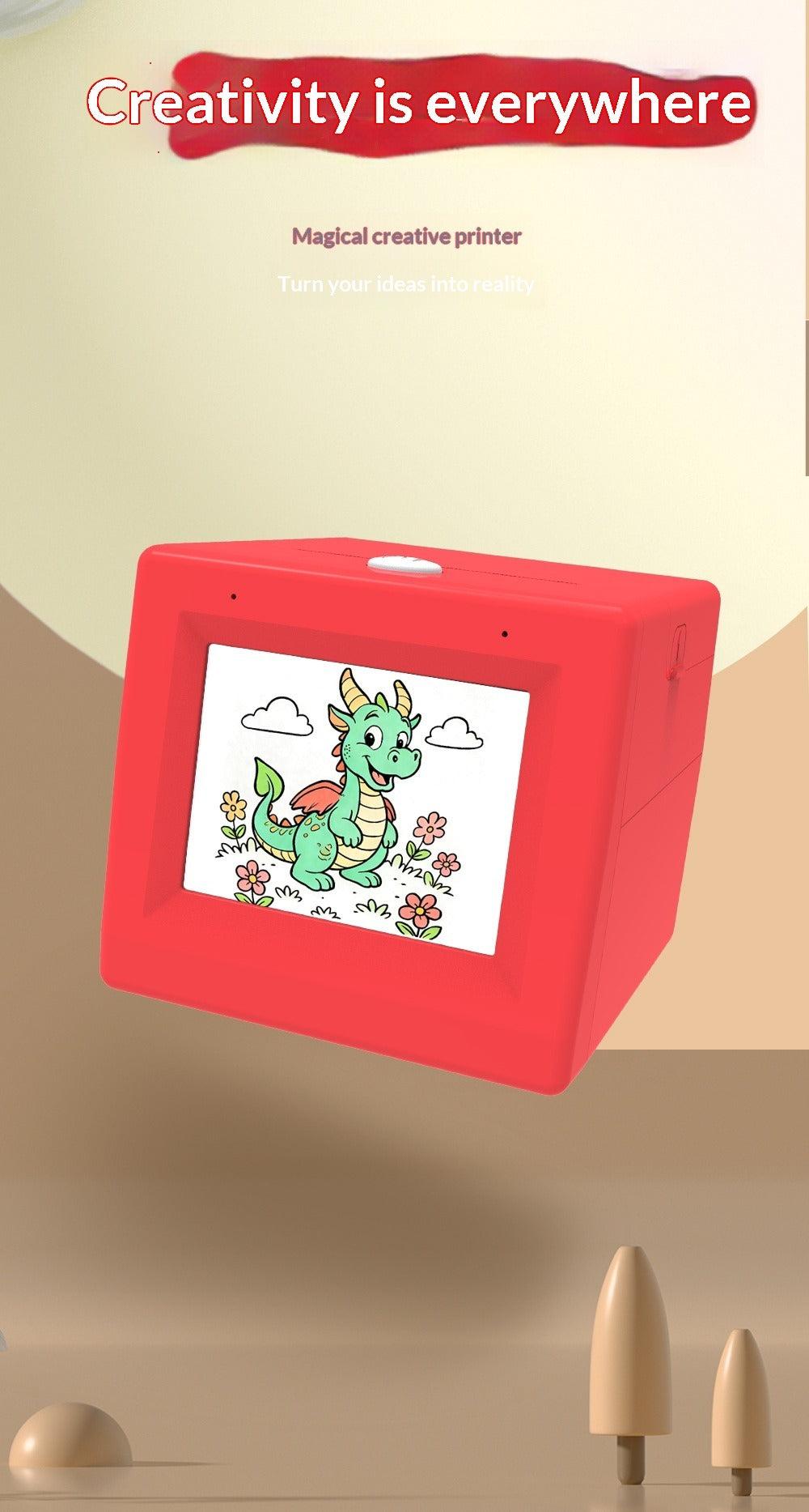 AI Voice-Controlled Kid's Printer GidgetBox