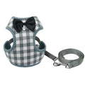 Chic Checkered Pet Harness Set GidgetBox