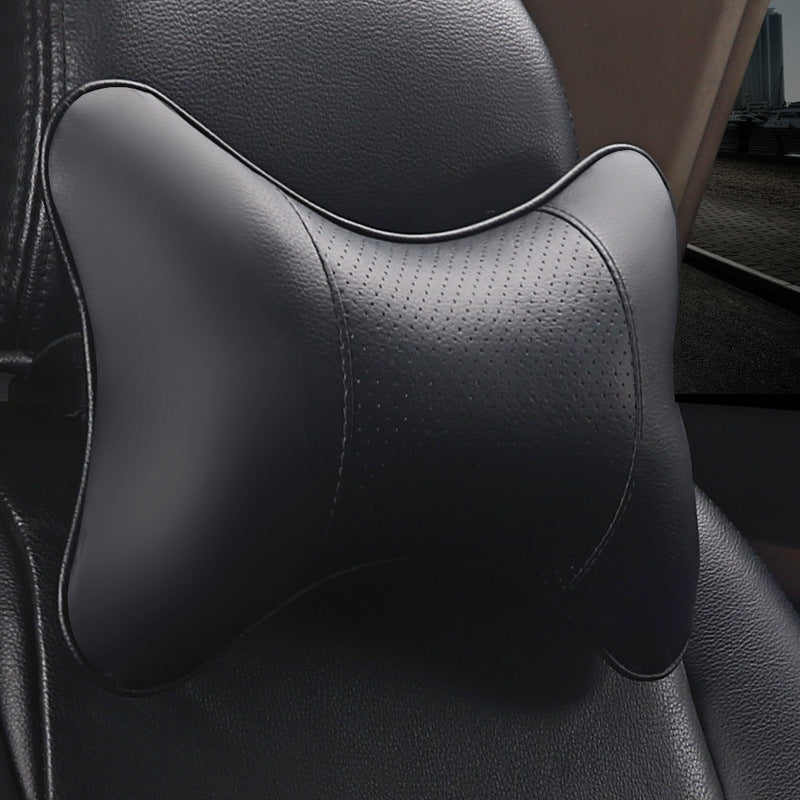Luxury Leather Car Head Pillow GidgetBox