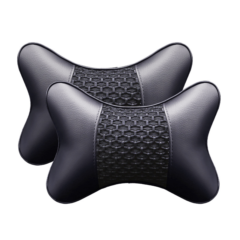 Luxury Leather Car Head Pillow GidgetBox